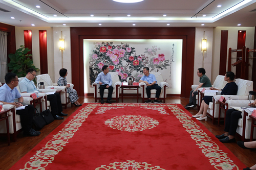 民进中央副主席王刚接见徐州市委会一行